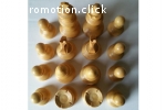 1 Satz Schachfiguren aus Holz...(wenig gebraucht)...zu verka