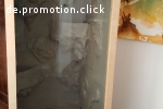 Aufwendig gestaltetes Hochterrarium Holz (OSB) und Glasfront