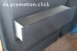 Bar/ Kücheninsel selbst zusammengestellt, schwarz-braun