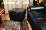 Ecksofa Couch Leder