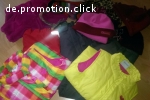 Mädchen Wintersachen 14 Teile, Mützen Ski-Hosen, Größe 122 -